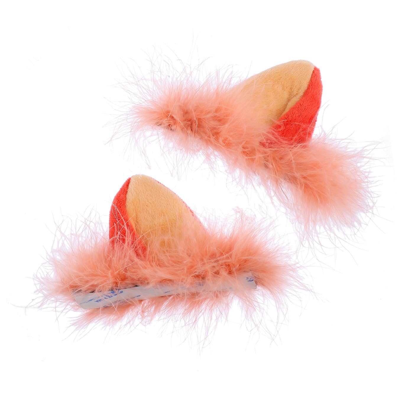 SOLUSTRE 3paires Décoration De Casque De avec Oreilles De Renard Peluche Accessoire pour Casques De Vélo Et Scooter Facile à Installer Parfait pour De