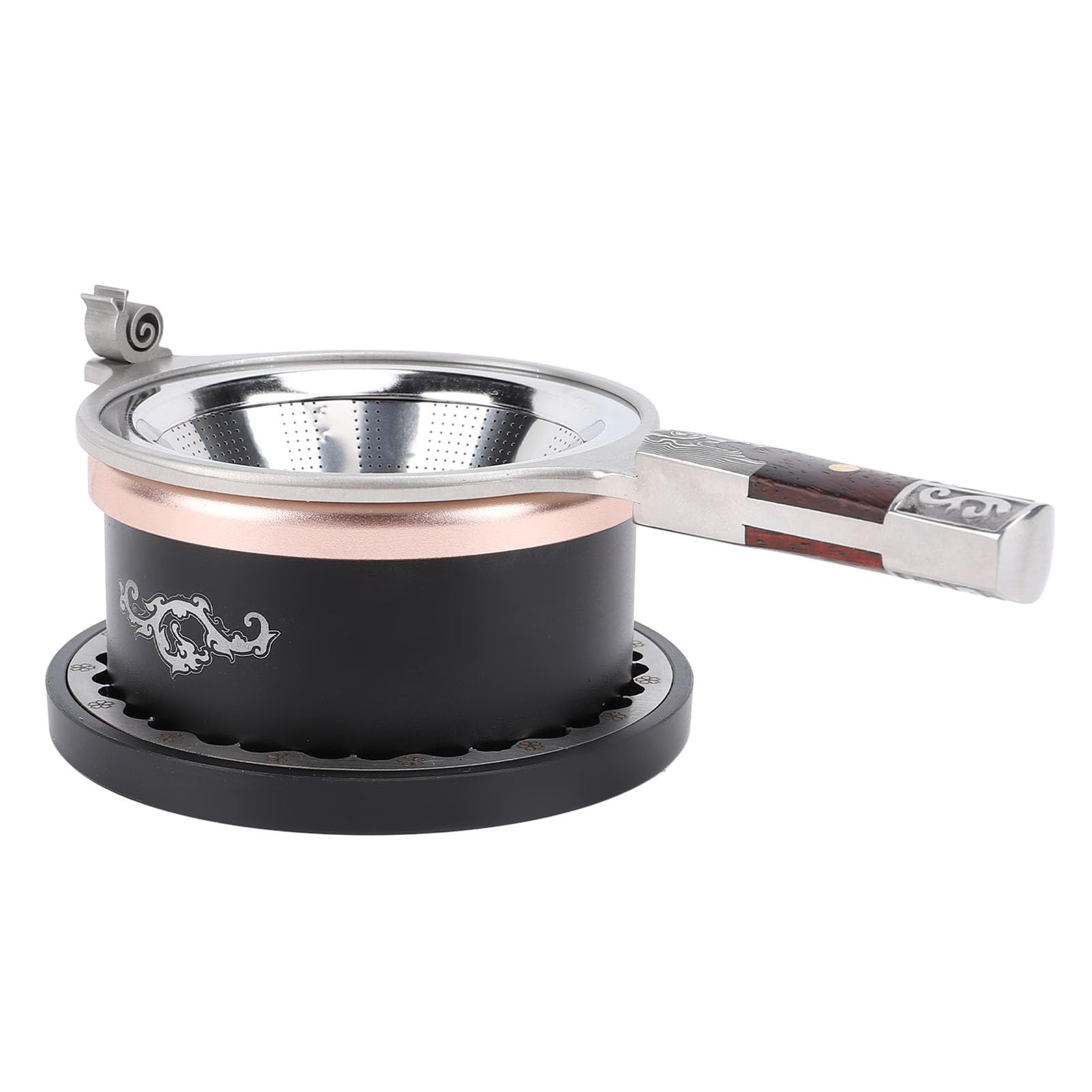 Generic Juego de Filtros de té de Malla Fina de Acero Inoxidable de Primera Calidad para Infusiones Transparentes con Embudo Infusor Reutilizable Adecuado para Preparar té en Casa