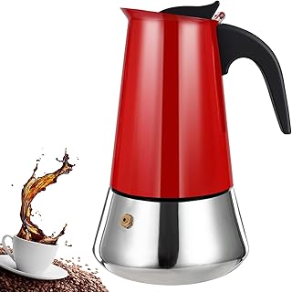 DITOSH 9 Cup Stovetop Espresso Maker Stainless Steel Moka Pot Stove Top Percolator Italian Coffee Makers Capable Mocha Gre Price In India
