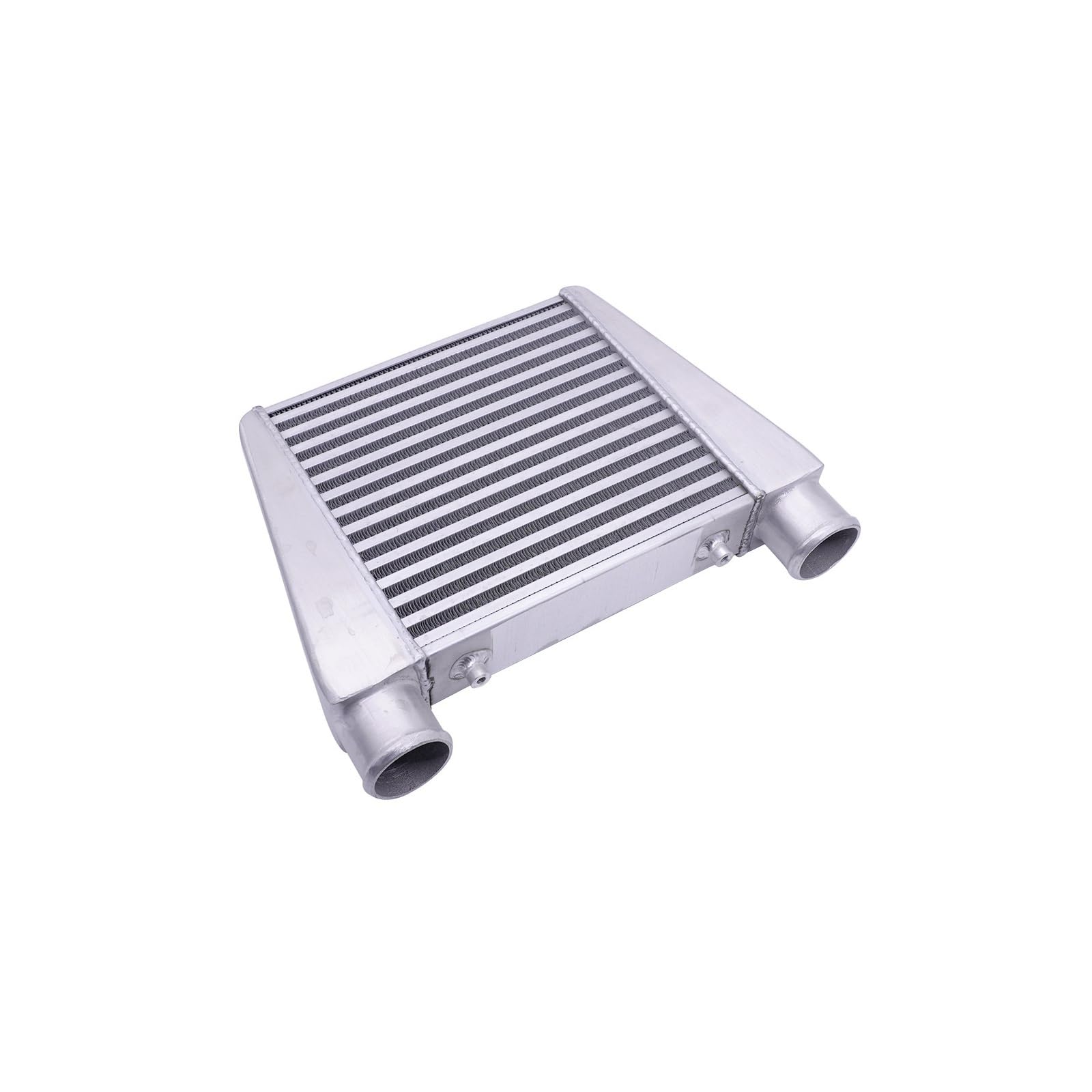 Intercooler Uniwersalny 280x280x76mm Aluminiowy Grzejnik Dolotowy Zimnego Powietrza 2,5-calowy Wlot 63mm Wylot Do Samochodu Turbo Intercooler do turbiny samochodowy