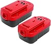3.6Ah Replacement Battery Compatible with and Decker 18V Battery HPB18 244760-00 A1718 FSB18 Firestorm 2-Pack