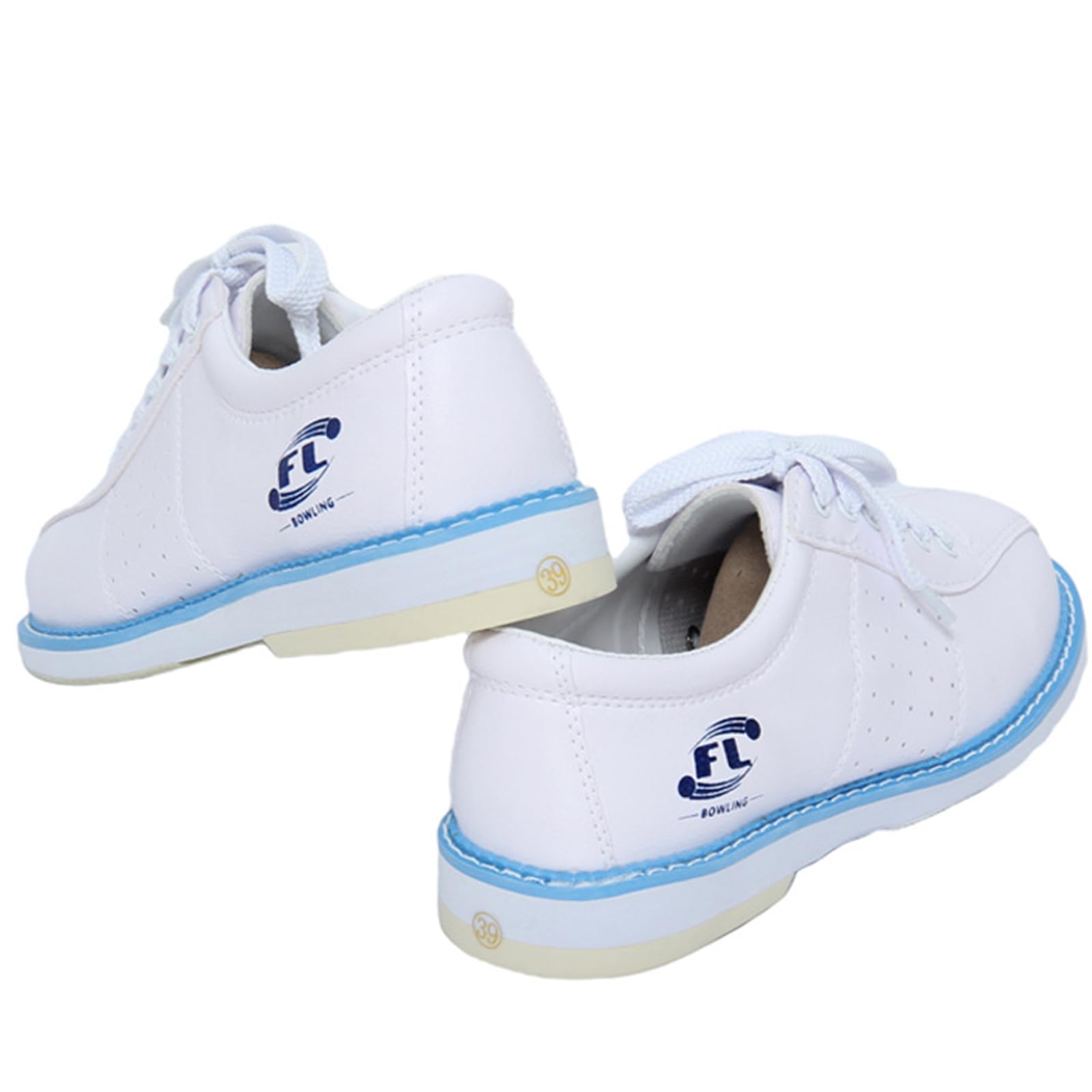 SDEQA Zapatos de Bolos para césped para Hombre, Zapatillas Bolos de Cuero Transpirable, Ligeros, Talla Grande