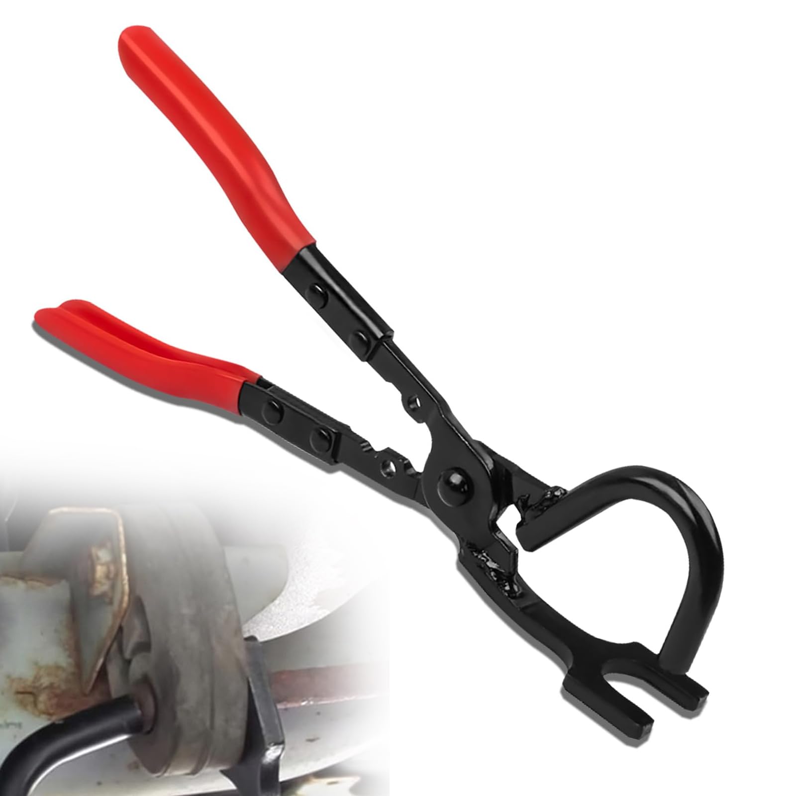 Exhaust Hanger Removal Tool, Rubber Bracket Exhaust Hanger Pliers Automotive Mechanic Tools Pliers Compatible with Car and Truck Exhaust Systems