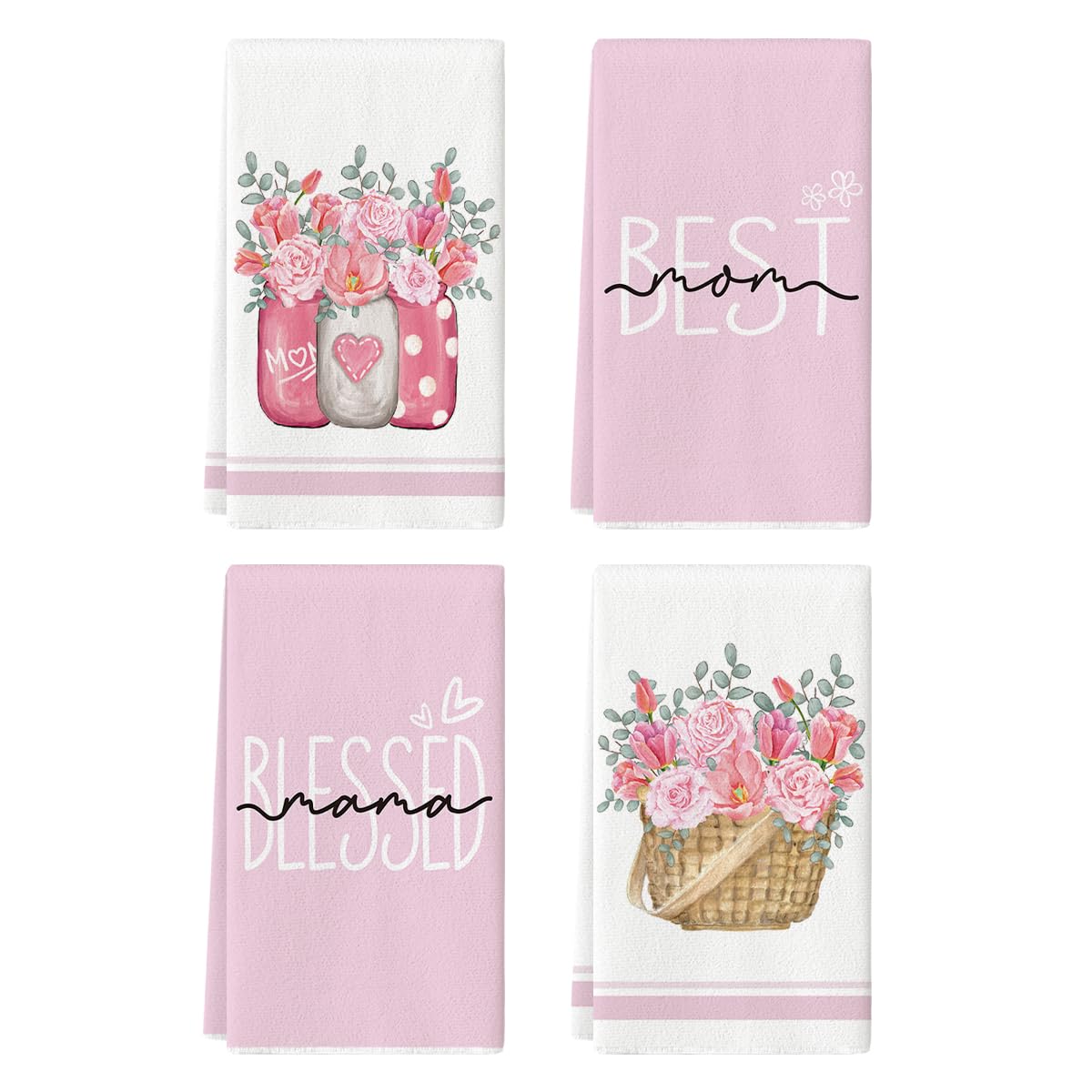 Artoid Mode Set di 4 federe decorative per cuscino con stampe di