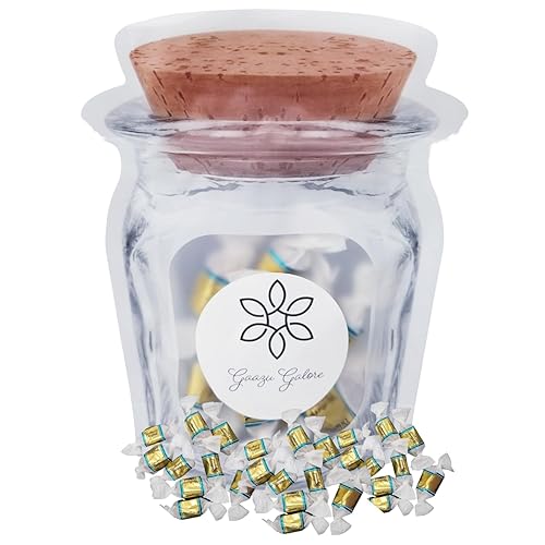 Miniatura 4 de Werther's Original Salted Caramel Creme and Vanilla Creme Soft Caramels, Individually Wrapped Chewy Soft Center Candy, Pack of 2 with Reusable Food