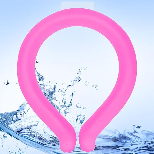 Miniatura 9 de Envolturas de cuello de enfriamiento para el cuello para climas extremadamente calurosos, envoltura de hielo de cuello fácil de llevar, mantiene