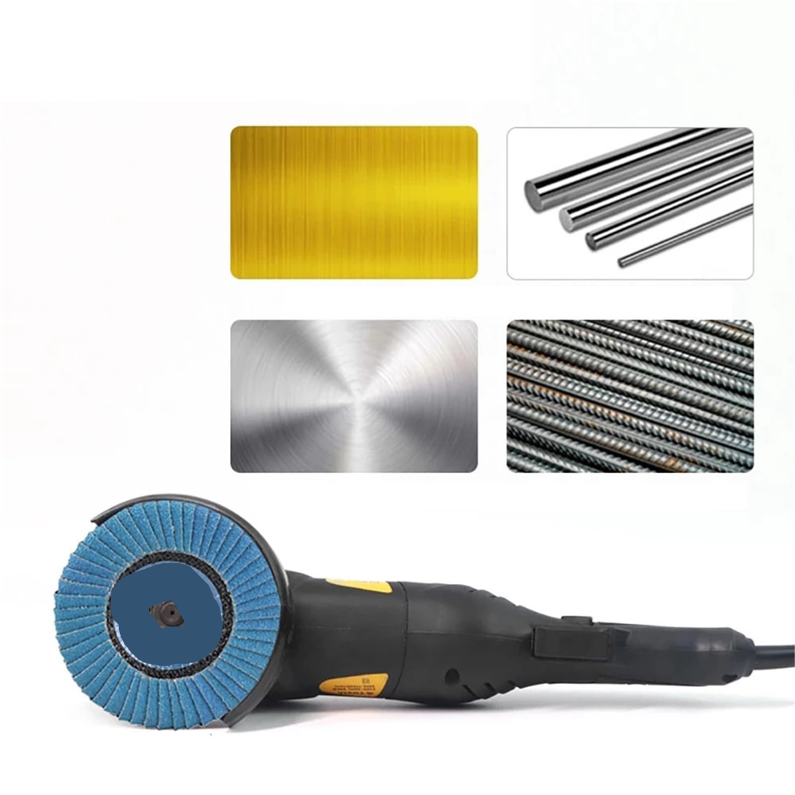 Discos de láminas de grano 60 de 100/115/125 mm | Muelas abrasivas for lijado abrasivo(125mm,10Pcs)