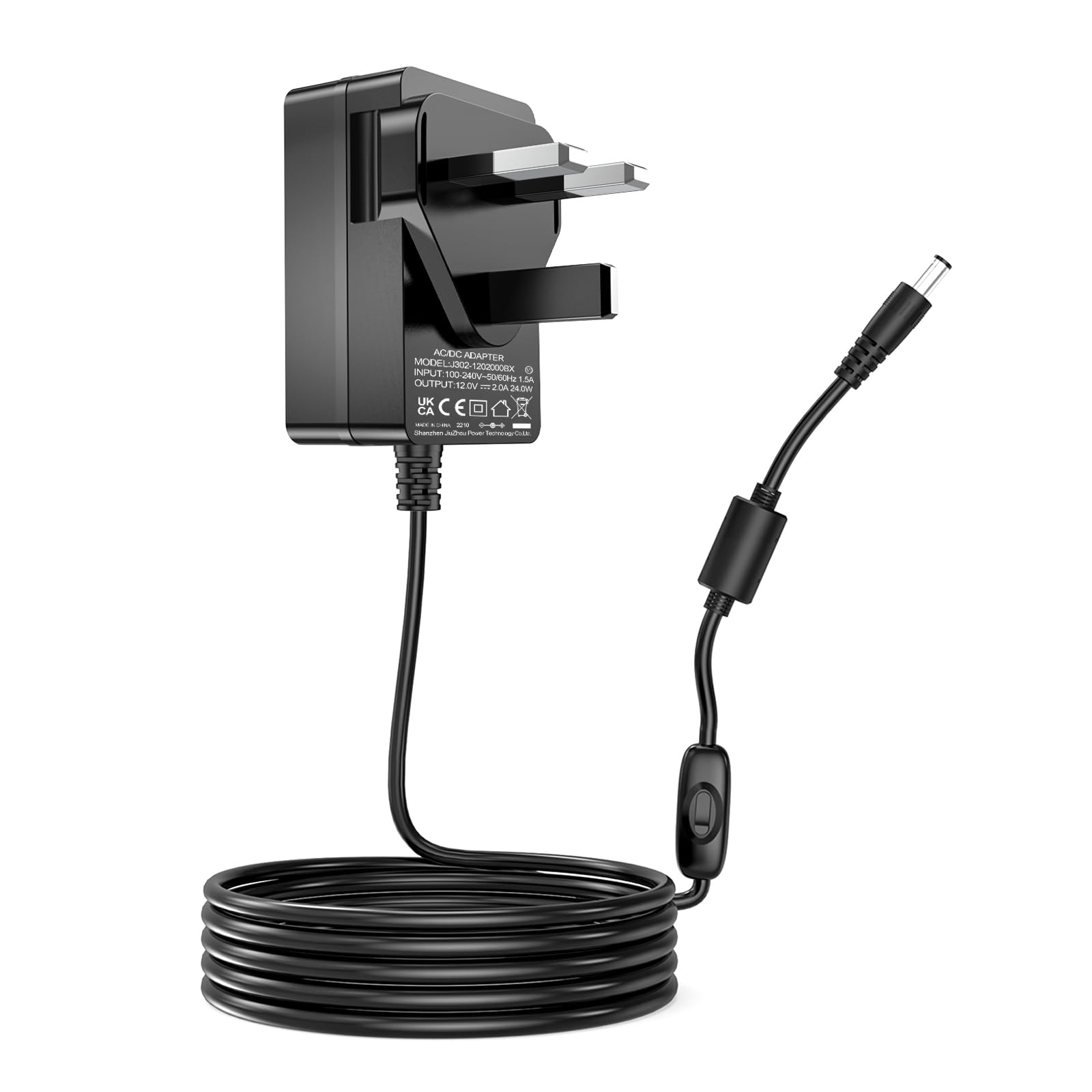12V 2A Power Supply Cord for TP-Link Deco Mesh WiFi System Models S4