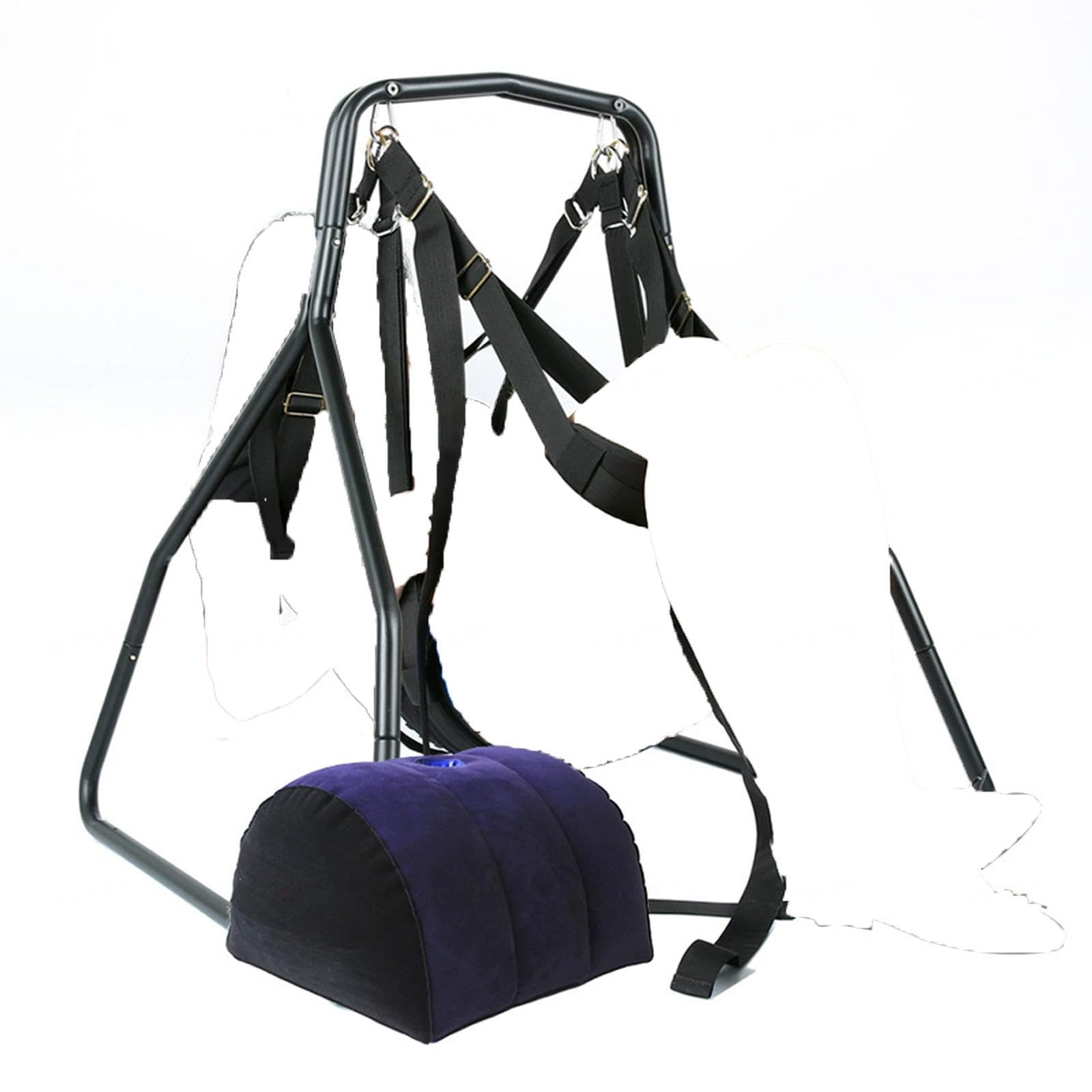 Liebesschaukel Mit Boden Gestell Sex Schaukel Für Erwachsene Extrem Halterung Sexschaukel Gerüst Ständer Balkenhalterung Decke Die Tuch Brett Holzbalken Aus Leder Türrahmen Tür Bequem 200kg,#11