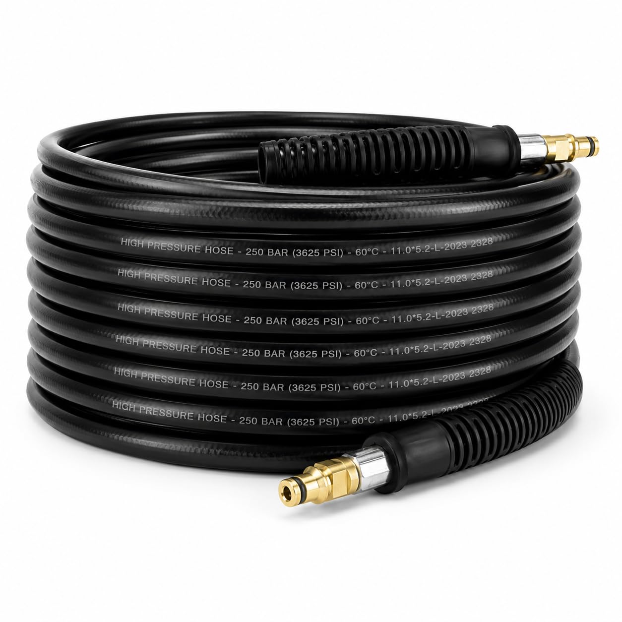 M&M Smartek Pistole ad alta pressione professionale/hobbistica, 2 frese, adatte per idropulitrice Kärcher Kränzle, con tubo ad alta pressione Click da 5 m