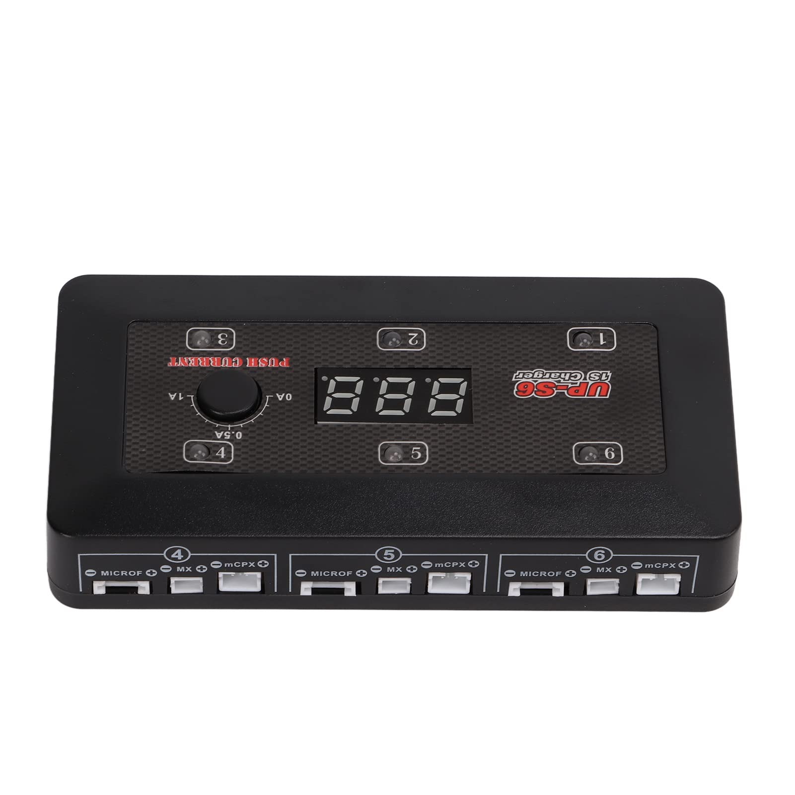 Caricabatterie UP-S6AC S6 RC con Indicazione Vocale A LED per Batterie Lipo Al Litio per Droni, Uscita USB 5 V 2.1 A, Adatto per Sessioni di Volo All'aperto