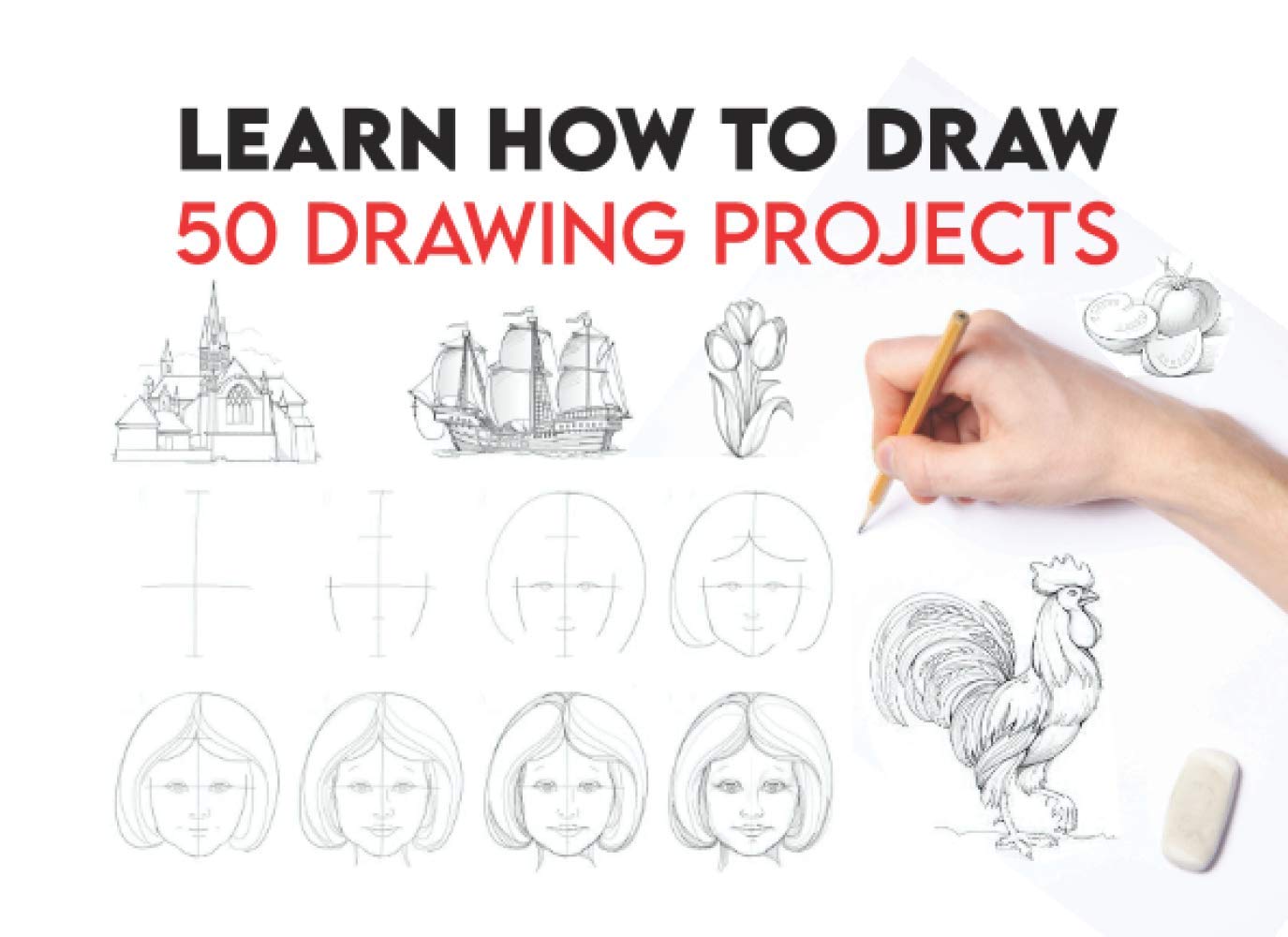Buy Learn How to Draw 50 Drawing Projects Step by Step (drawing Books for Beginners) How to Buy Learn How to Draw 50 Drawing Projects Step by Step (drawing Books for Beginners) How to