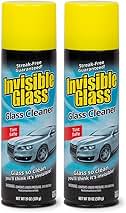 Invisible Glass 91164-2PK 19-Ounce Foam Cleaner for Auto and Home for a Streak-Free Shine, Deep Cleaning Foaming Action, Safe for Tinted and Non-Tinted Windows, Ammonia Free, Pack of 2