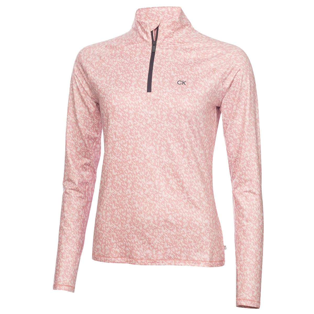 Calvin Klein femmes Bolina 1/4 Zip Humidité Évacant médian Pull
