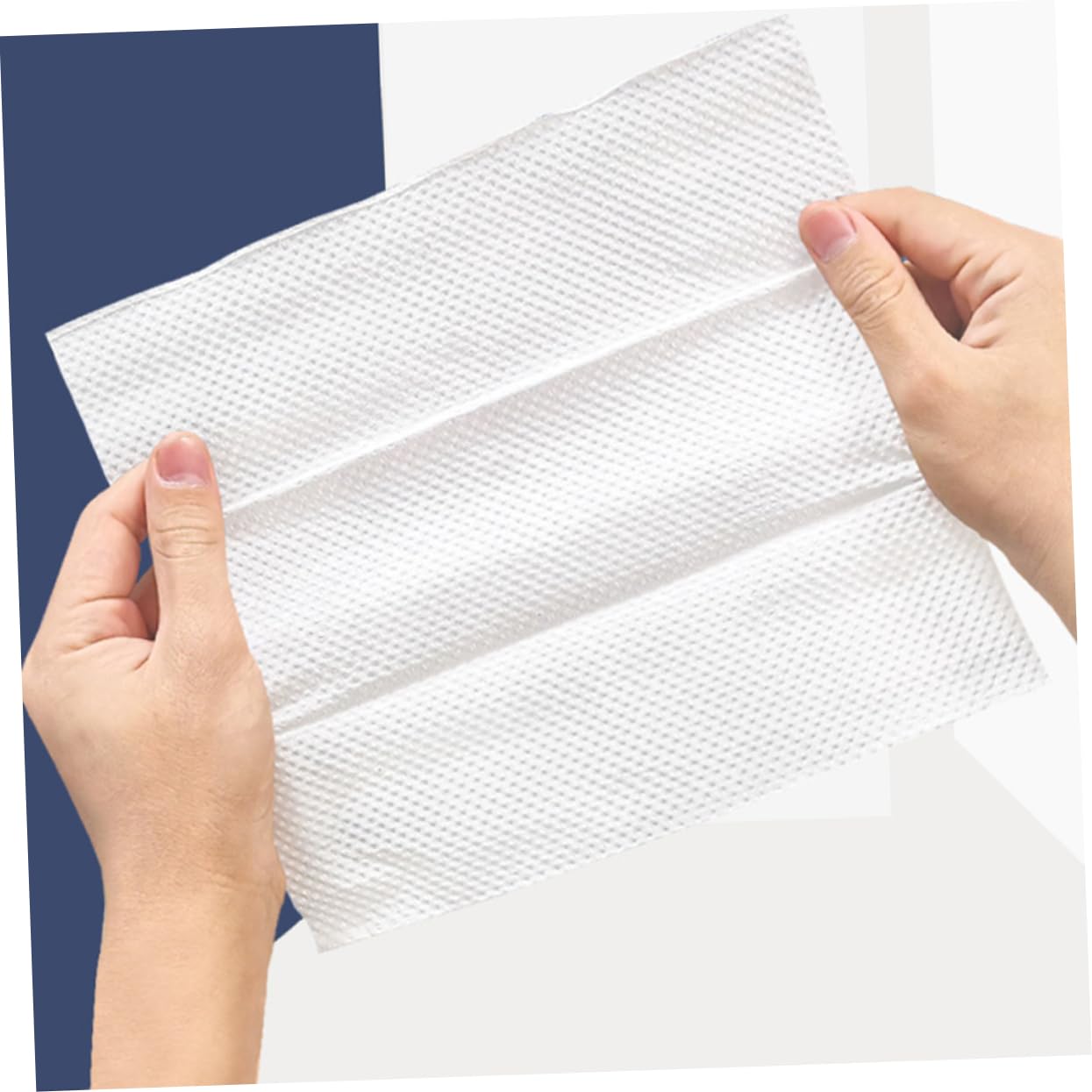 SHERCHPRY Carta Asciugamani da Cucina e Bagno Bianco Multiuso Spessa, 5 Borse di 120 Fogli, Delicata sulla Pelle, per Ristoranti e Hotel