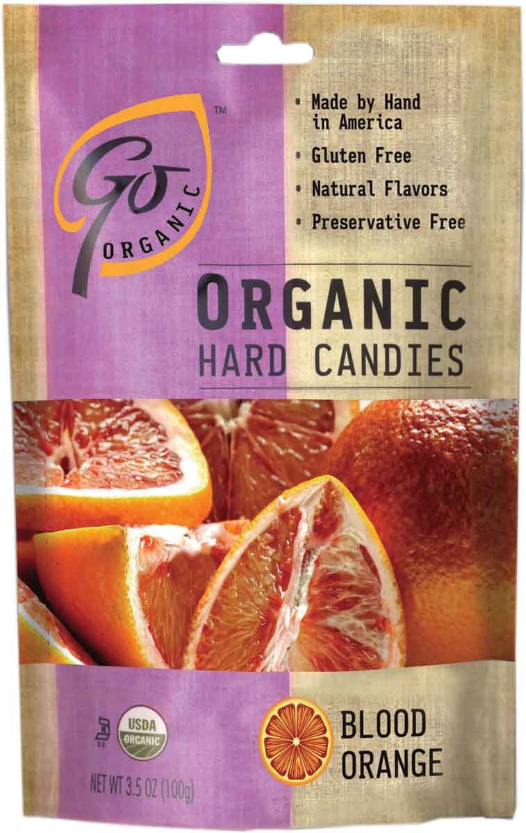 Go Naturally Organic Blood Orange Hard Candies, 3.5 Ounce