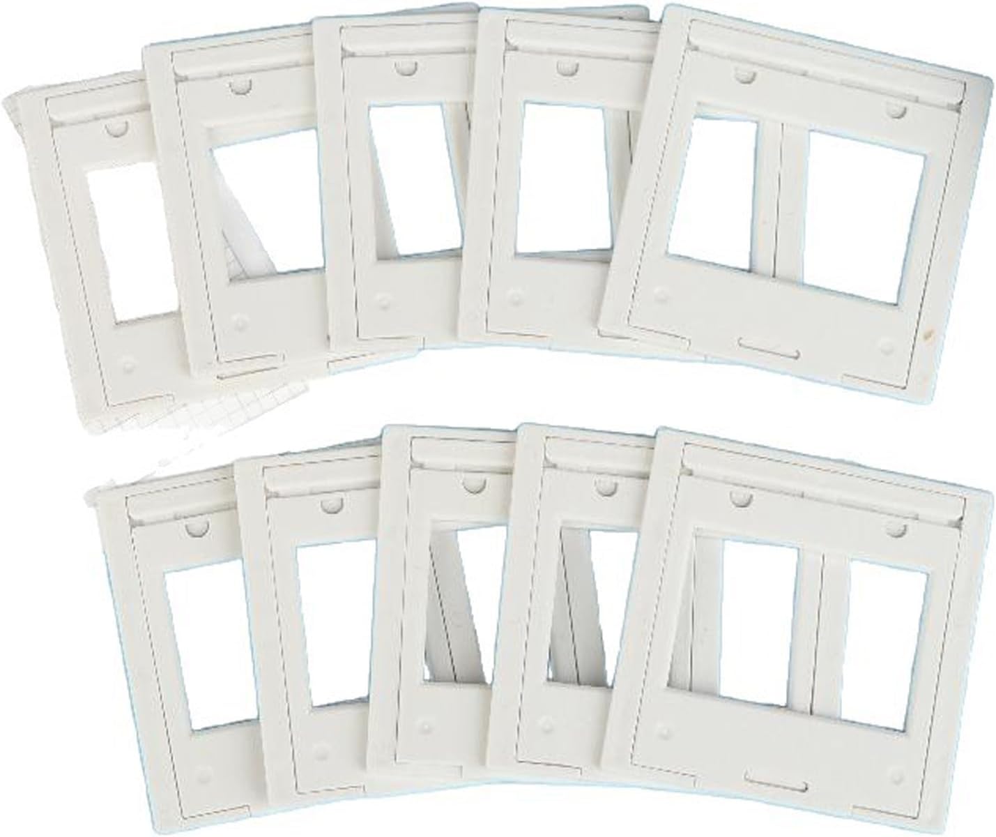 10 Units 135 Format Slide Holders Practical Slide Sleeves Texture Suitable for Professional and Home Use Clear Frame