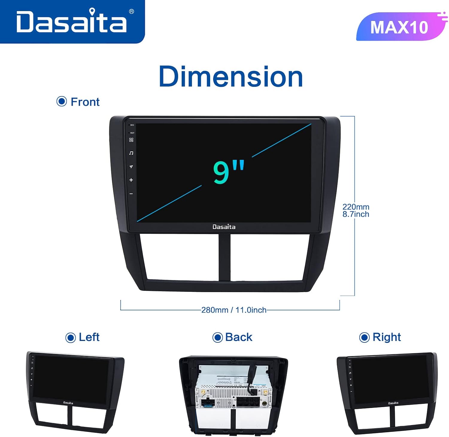 Black Friday - 80% OFF Dasaita 9 Android 10.0 Car GPS Radio for Subaru Forester XT/Impreza WRX Stereo 2008 2009 2010 2011 2012 Audio Video Player 4G RAM 64G ROM Build in Carplay/Android Auto Navigation 15Band EQ Black Friday π₯ Dasaita 9 Android 10.0 Car GPS Radio for Subaru Forester XT/Impreza WRX Stereo 2008 2009 2010 2011 2012 Audio Video Player 4G RAM 64G ROM Build in Carplay/Android Auto Navigation 15Band EQ