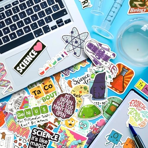 210 PCS Science Stickers,Science Laboratory Stickers for Adults Students Teacher image 5