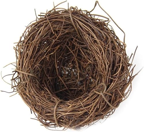 Jowxsx Easter Bird Nest Anti-Scratch Decorative Lightweight Egg Decoration Prop Easter Bird Nest Compatible with Crafts 6 cm, Artificial Flowers Artificial Plants and Flowers