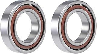 uxcell 7007AC Angular Contact Ball Bearing 35x62x14mm, Single Row, Open, 25° Contact Angle 2pcs