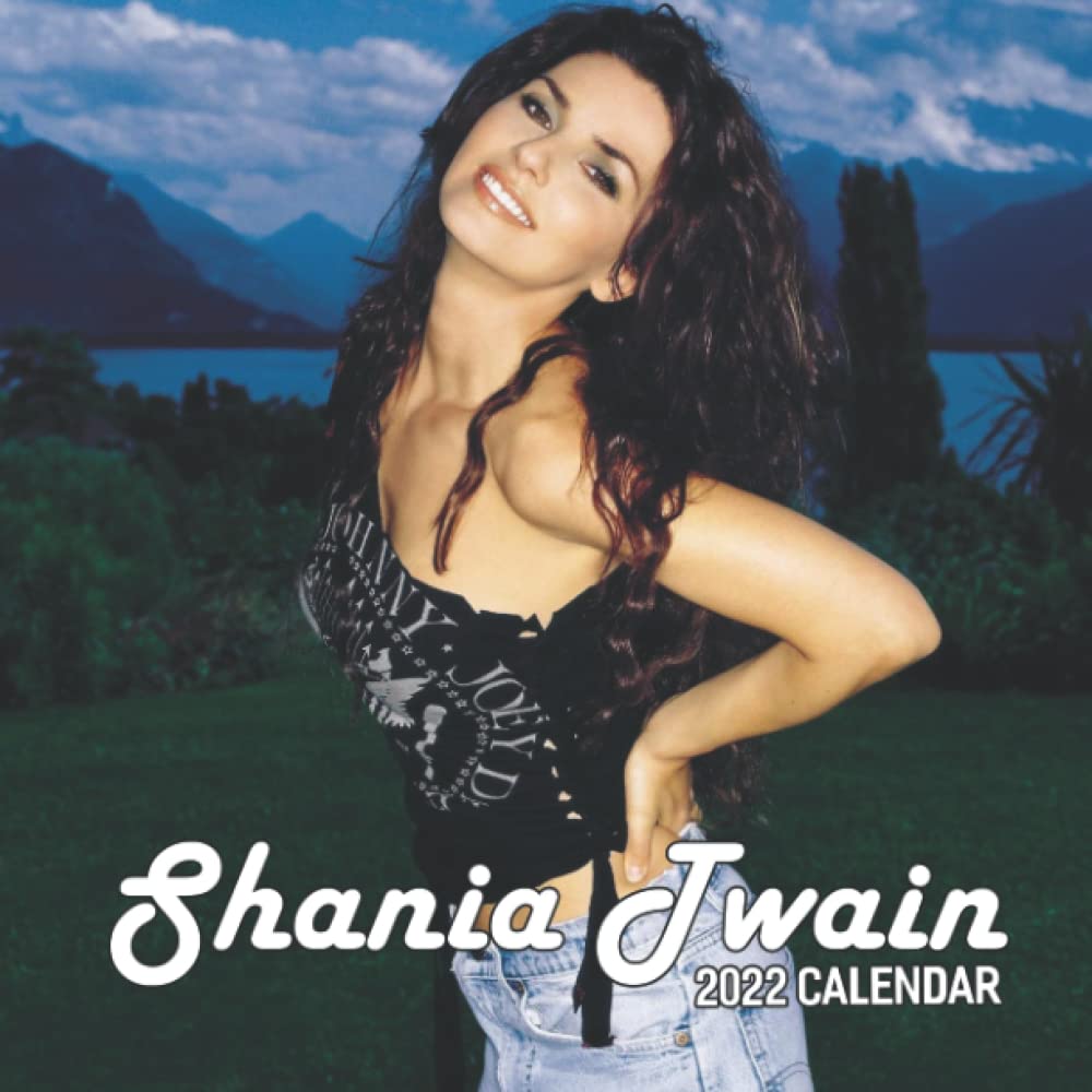 Shania Twain 2022 Calendar Singer Celeb Pop Star Squared Monthly