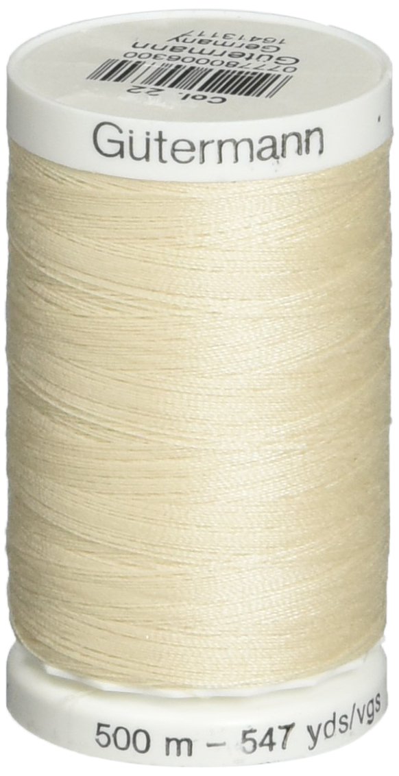 Gütermann547 yd Sew-All Thread, Eggshell