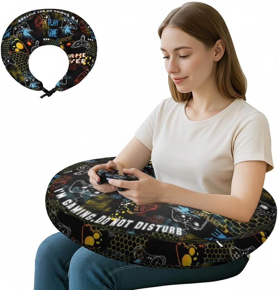 Queen Hero Lap Pillow for Reading & Gaming Lap Desk Pillows for Crocheting & Crafting with Elbow & Arm Support Cushion for Ergonomic Use on Bed and Couch