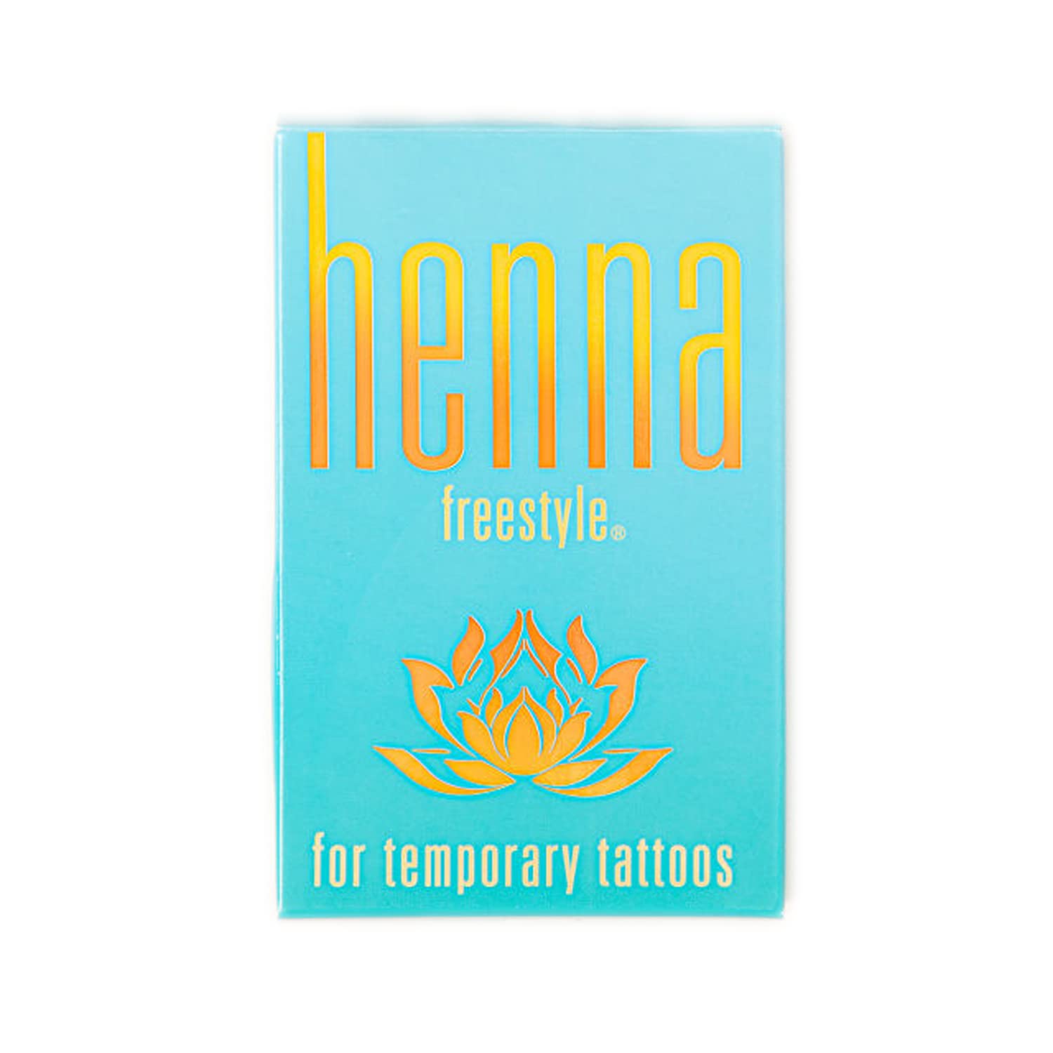 Buy Natural Henna Temporary Tattoo Freestyle Kit! Includes Henna Powder, SelfAdhesive Stencils