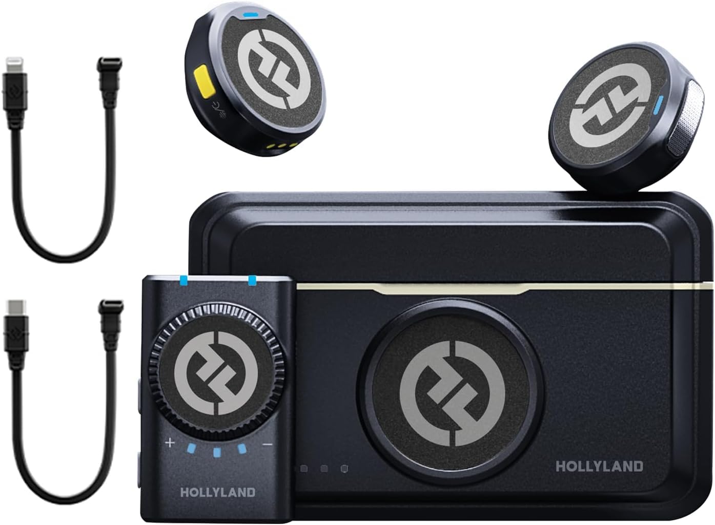 【美品】Hollyland Lark M2S Combo ワイヤレス ピンマイク Hollyland Lark M2 Combo (Shine Charcoal)