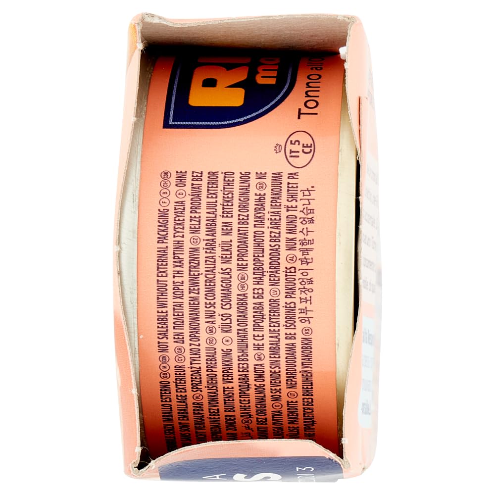 Tonno all'Olio di Oliva, zarter Thunfisch aus Rutenfang Dose 24 x 80g | Conserva saporita, nachhaltiger Fang; perfetto per antipasti, panini, insalate e schnelle Küche, Gesamtnettogewicht 1,92 kg