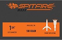 Vista 5 de New Archery Products - Punta de caza para ballesta y ballesta Spitfire, 3 unidades, 100 granos Maxx