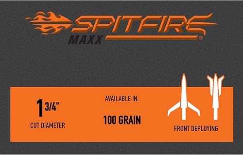 Miniatura 5 de New Archery Products - Punta de caza para ballesta y ballesta Spitfire, 3 unidades, 100 granos Maxx