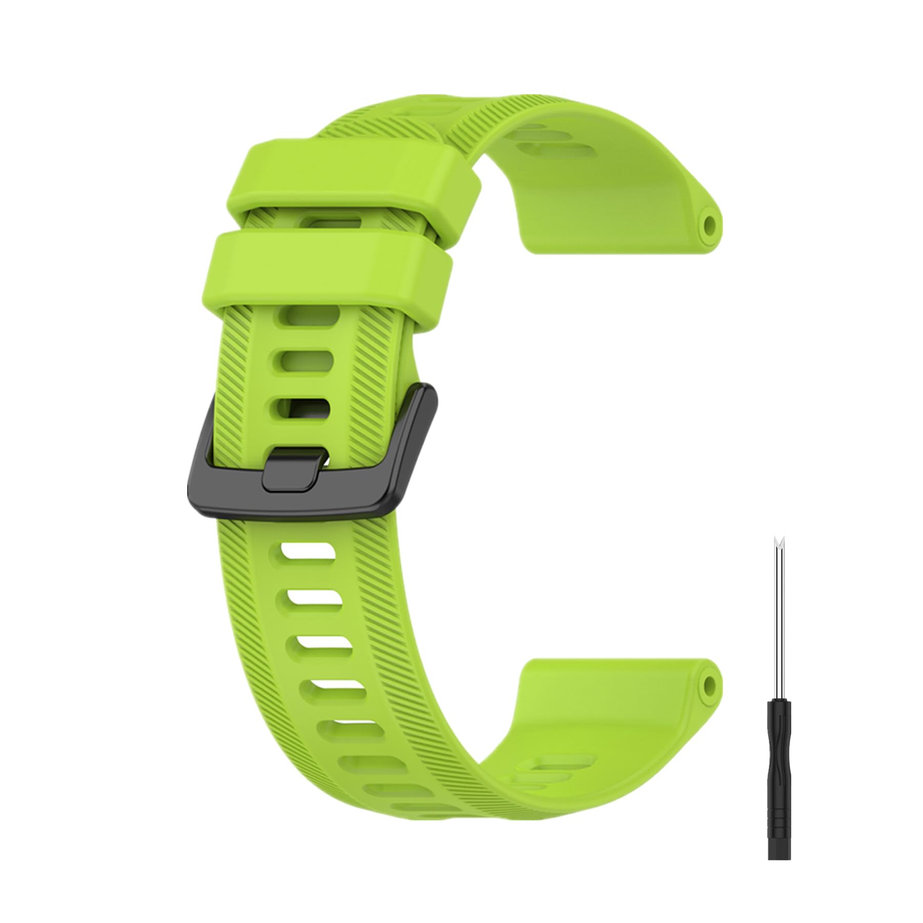 Muovrto Replacement Strap for Garmin Forerunner 745,Silicone Soft Watch Strap for Garmin Forerunner 965/Forerunner 955 (Green)