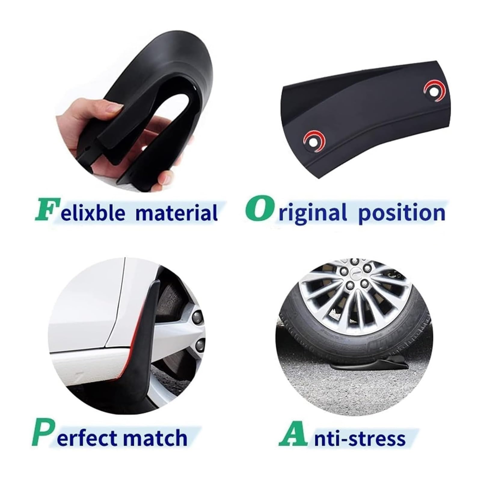 Per Explorer MK5 2011-2019 Paraspruzzi Anteriori Posteriori Parafanghi Per Pneumatici Accessori Per Protezioni Passaruota Parafanghi Anteriori E Posteriori