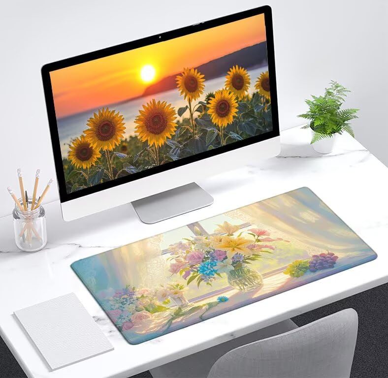 Tapis de souris grand format pour résoudre les problèmes de glisse PC - 2