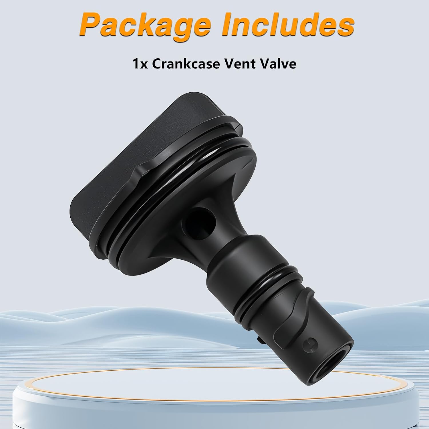 PCV Valve Crankcase Vent Valve, Compatible with Jeep Ram 1500 2500 3500 4500 Chrysler 300 Dodge Challenger Durango，Replace#：53032940AB，53032940AA