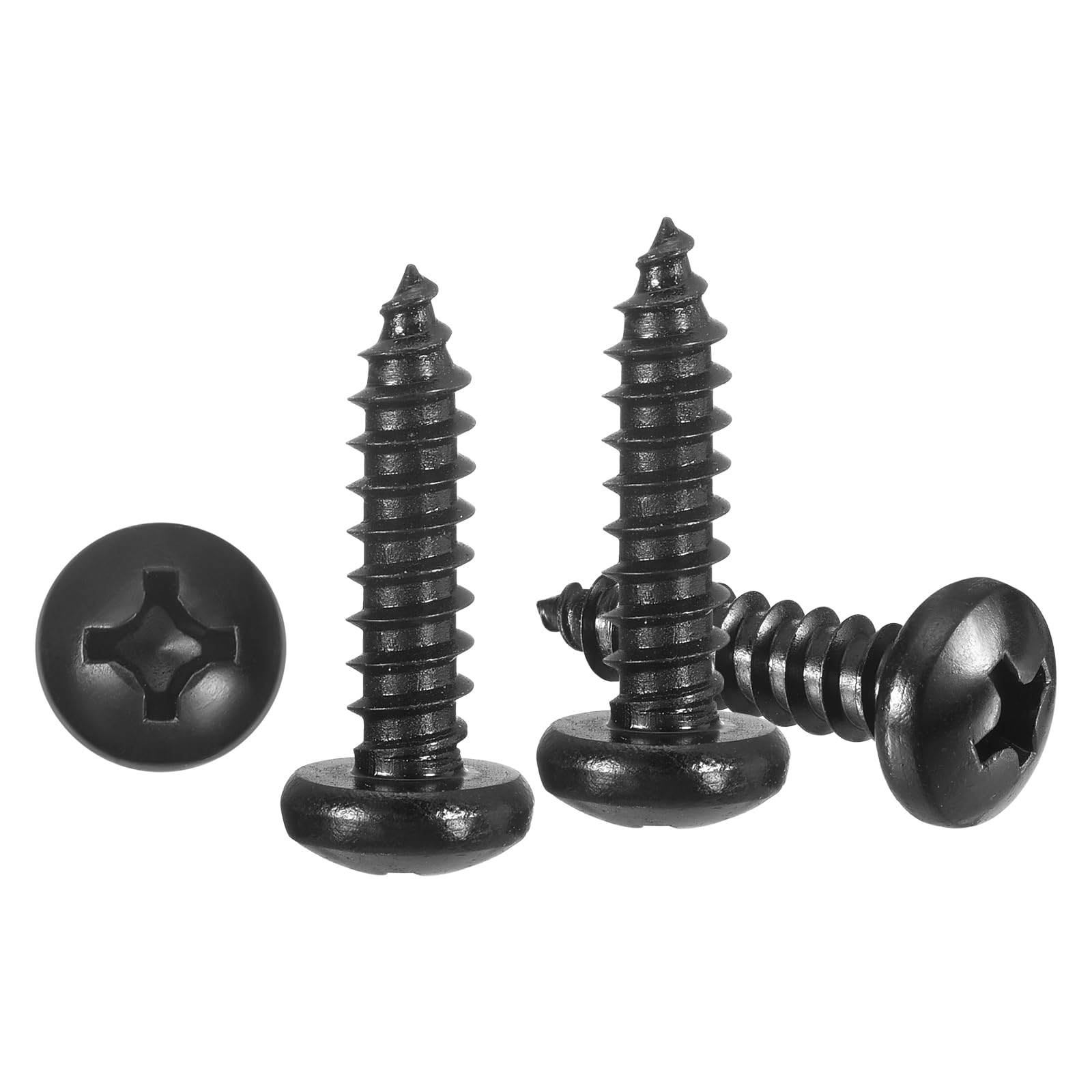 METALLIXITY Phillips Pan Head Self Tapping Screws(#10x3/4") 100Pcs