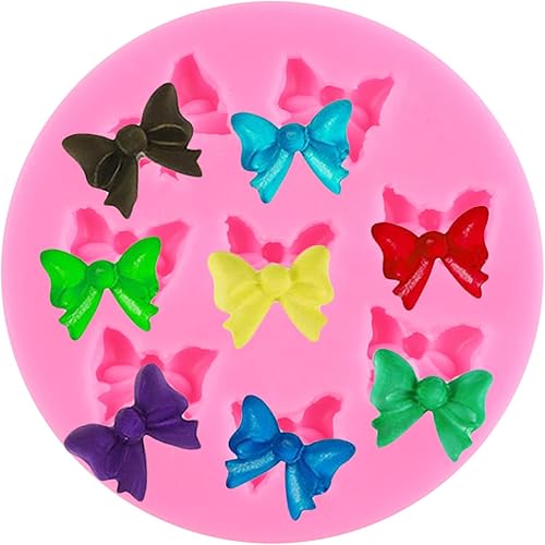 Miniatura 7 de ZiXiang Mini lazos de silicona para fondant, molde de chocolate para fondant, dulces de azúcar, pastel, arco, manualidades, para decoración de