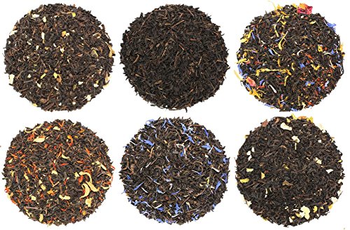 Fruit-Tea Summer Tea Sampler, Refreshing Loose Leaf Tea Assortment Featuring Blackberry, Vanilla, Tropicana