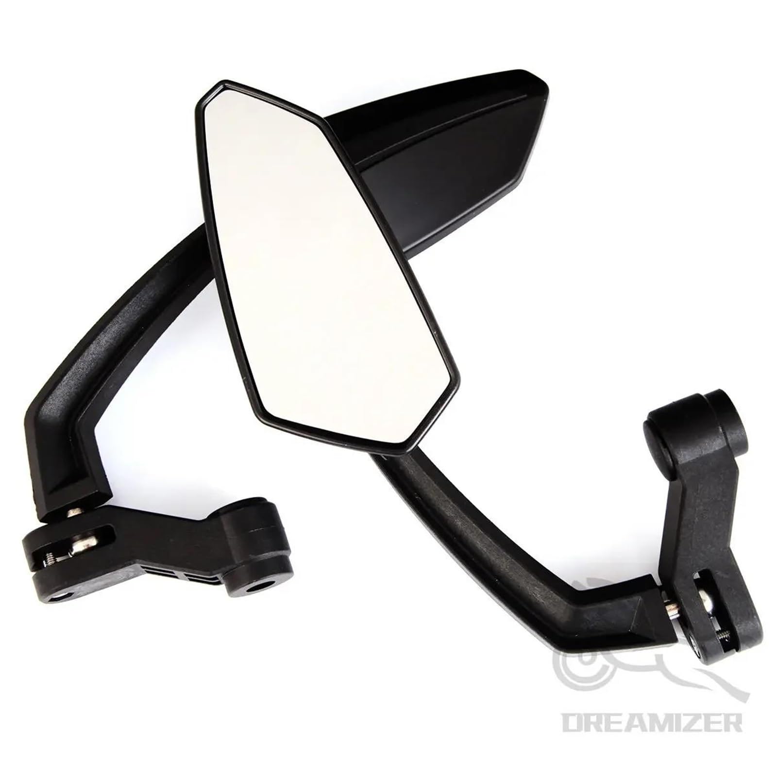 Universal Motorrad Rückspiegel Seitenspiegel Für Roller Zubehör Spiegel ansehen(Carbon fiber)