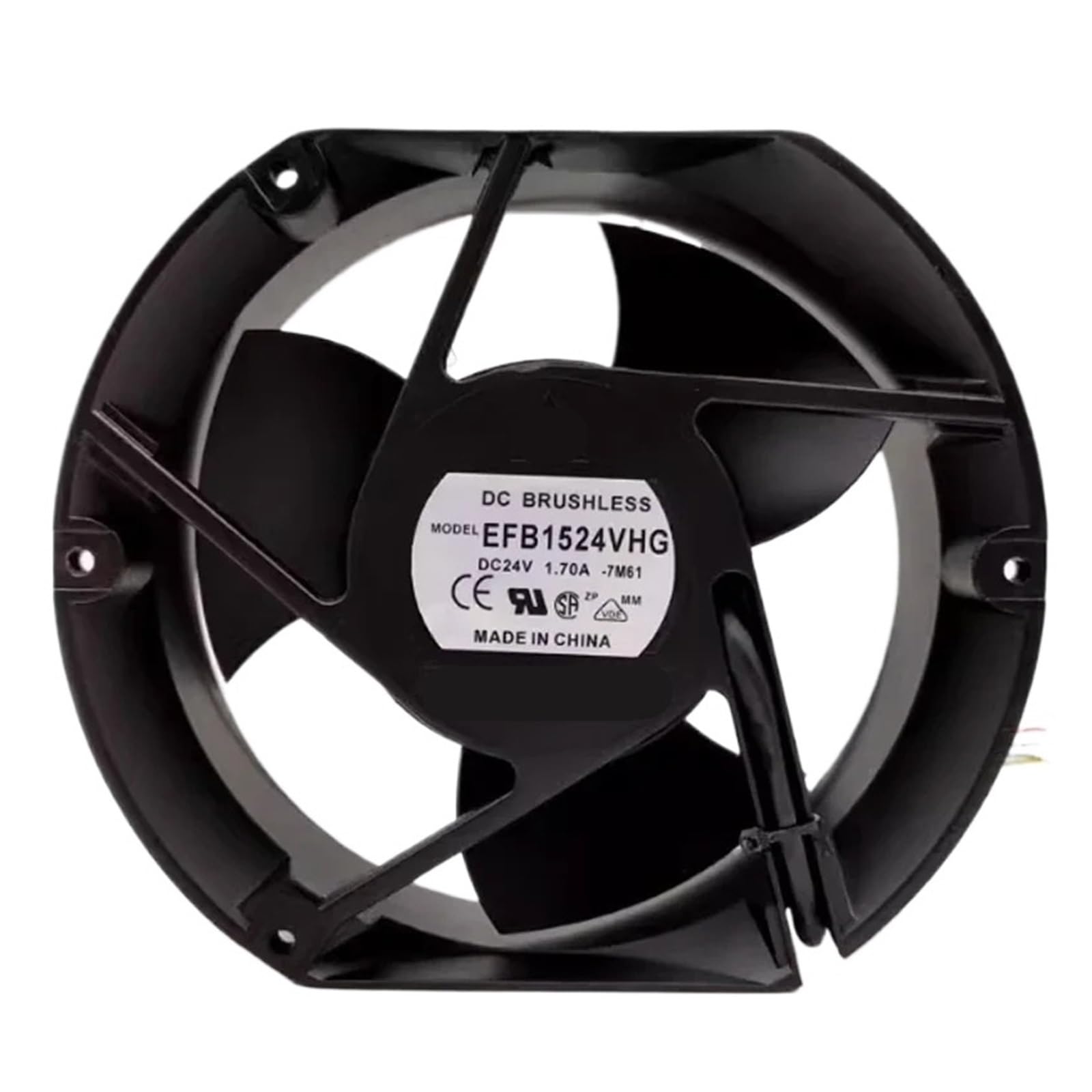 YMUGUEGH 17CM 17050 24V 1.70A Fan EFB1524VHG 24V axial flow fan