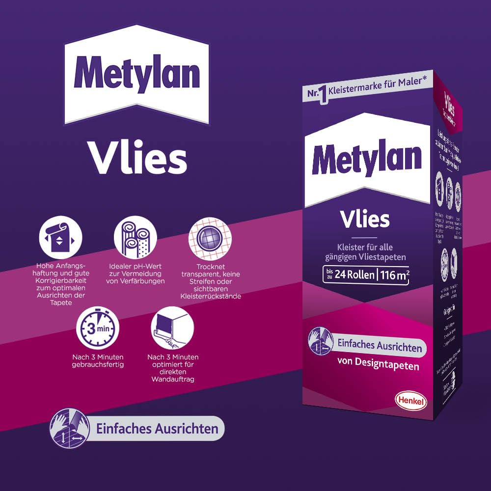 Metylan Klej do Tapet, Przezroczysty, 360 g
