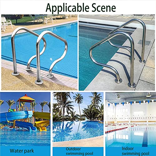 Barandilla de acero inoxidable para escaleras de piscina miniatura 6