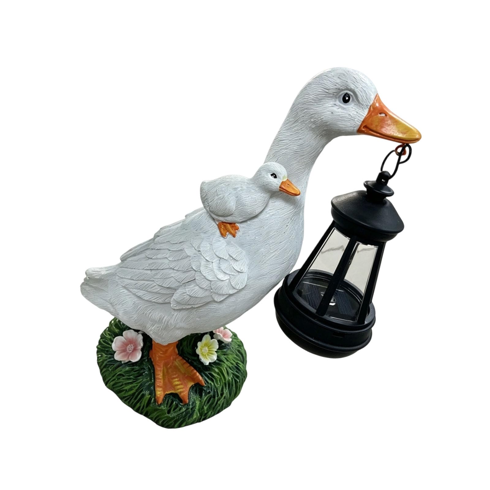 Elnwnnkc Shaped Solar Light Resin Garden Decoration for Outdoor Courtyard Mood and Night Lighting Pen Decoration Adorable Solar Garden Light Resin Ornament