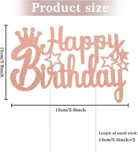 Miniatura 7 de Decoración para tartas de feliz cumpleaños, decoración de tartas, decoración de tartas, decoración de pastel de feliz cumpleaños, decoración de