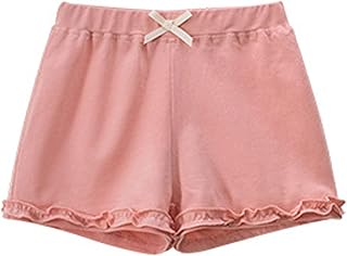 Conjunto de ropa interior para bebé niño y niña, informal, liso, con bolsillos, para verano, pantalones cortos de niña de 4 años, rosa, 12-18 Meses
