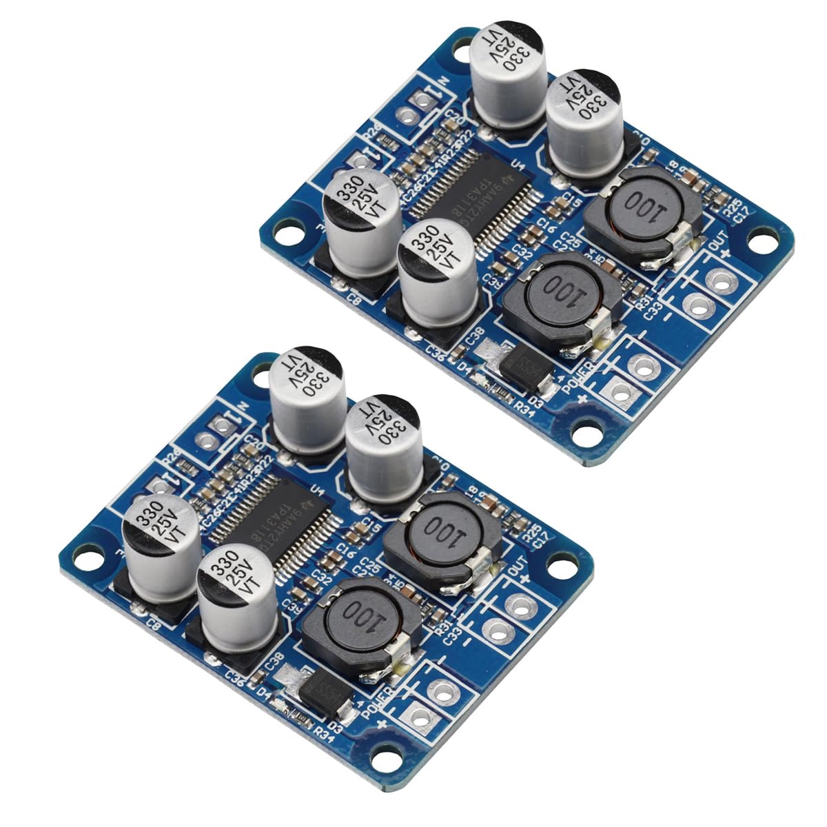 2PCS TPA3118 Single Channel Digital Audio Power Amplifier Board Module 1X60W Converter for Audio System DIY Speakers DC 12V-24V-image-29