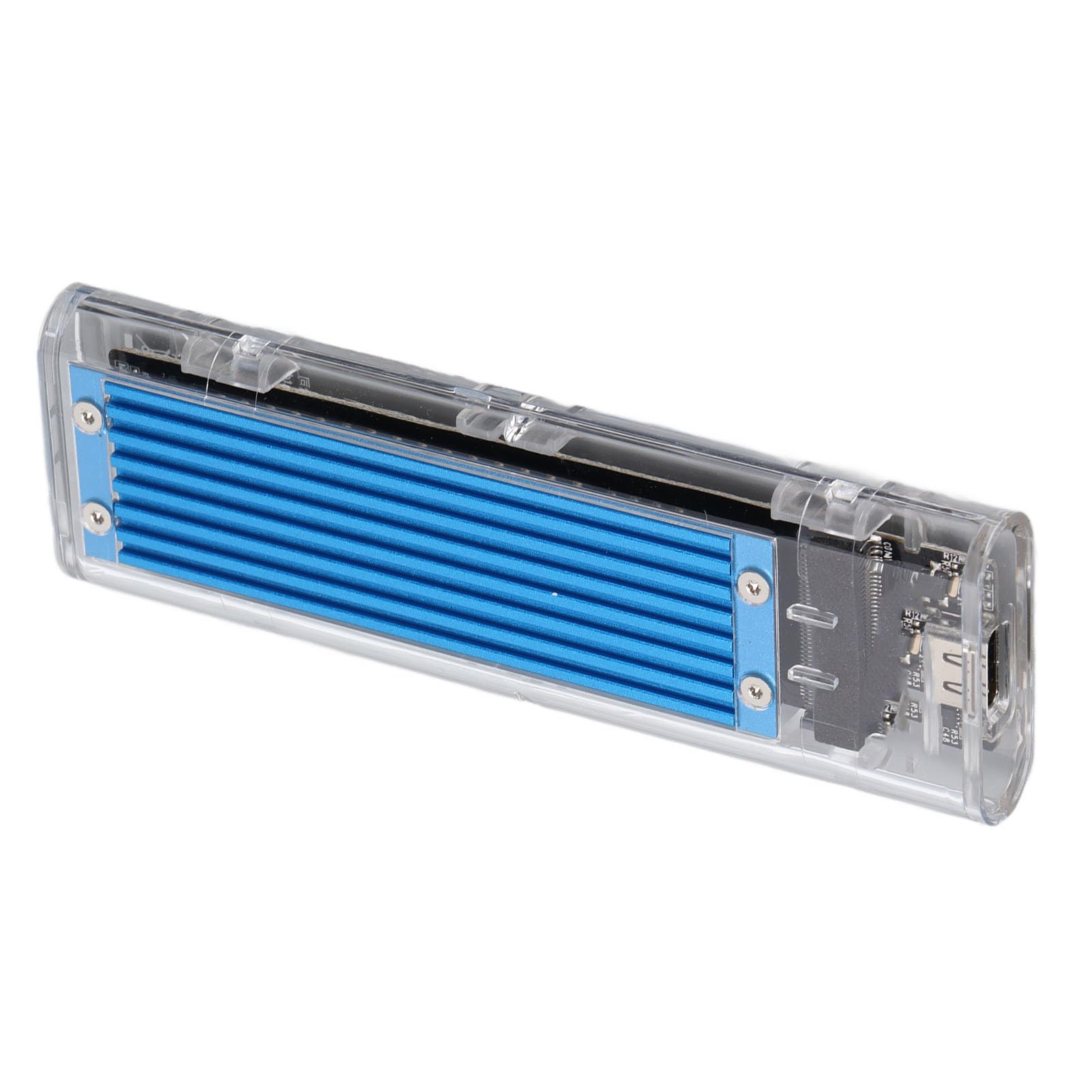 Ausla M.2 NVMe do Zewnętrznego Adaptera Dysku Twardego, 10 Gbps (BLUE)