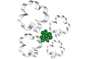 Clover Cookie Cutter Set: Festive Charm for Your St. Patrick's Day Baking